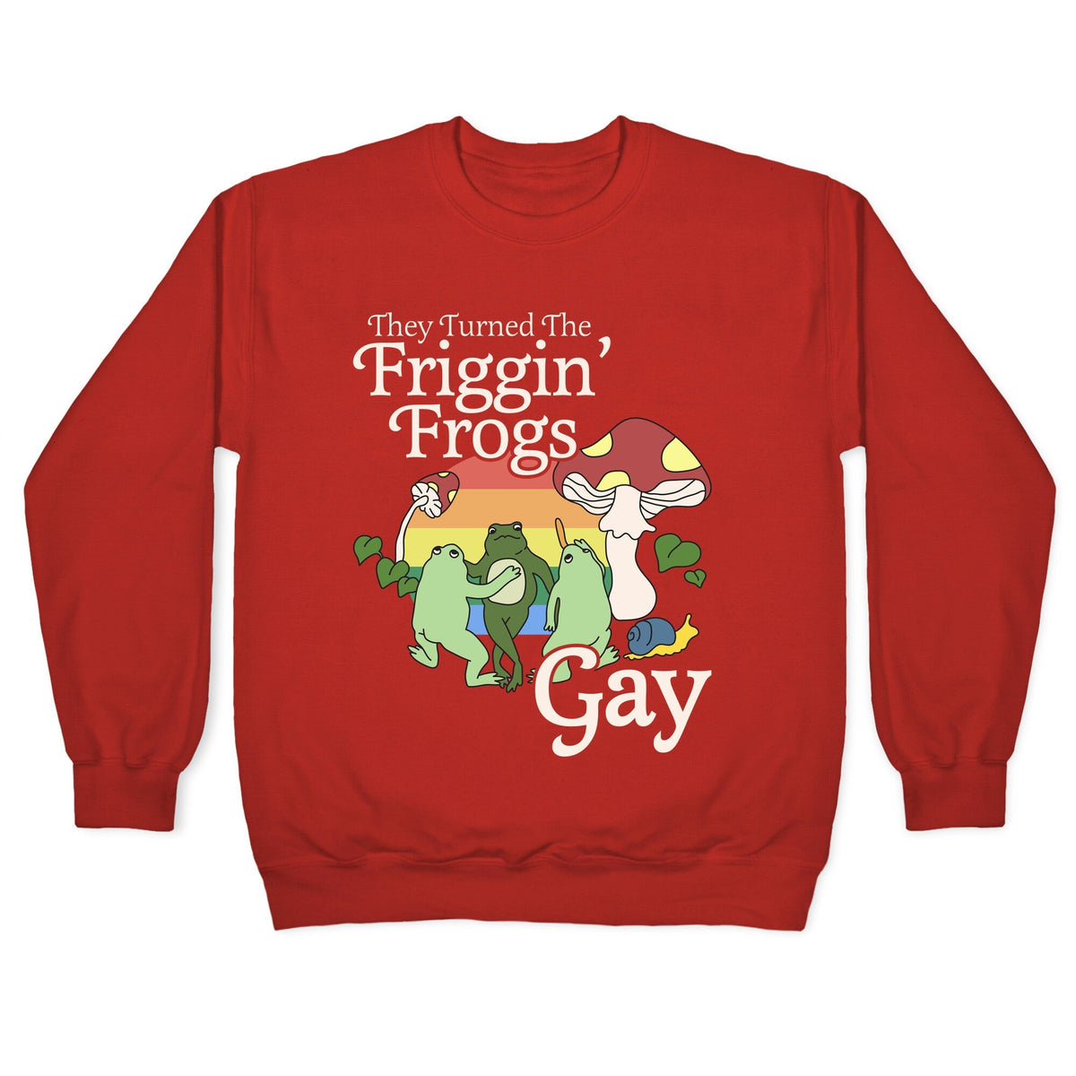 Gay Frogs Crewneck