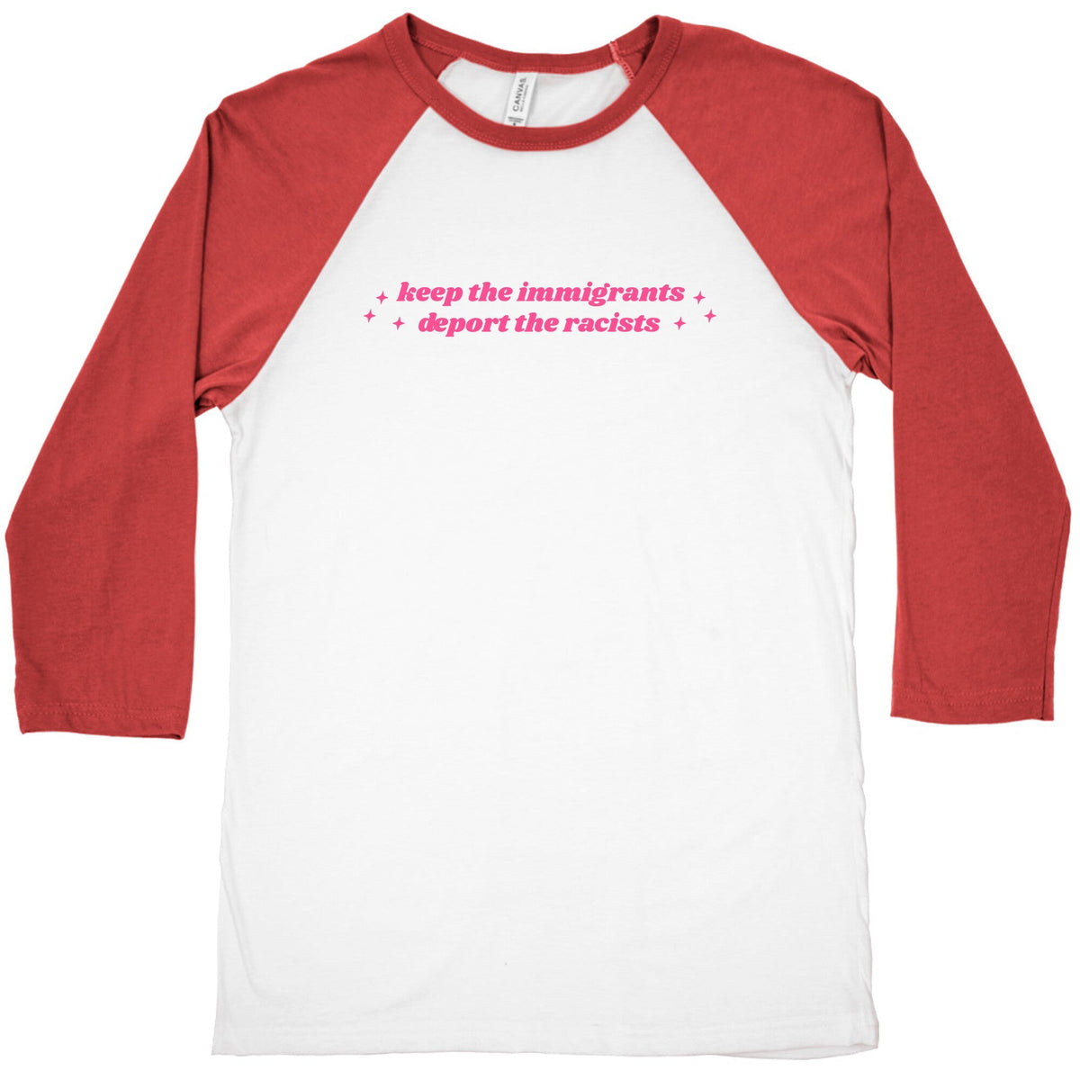 Keep The Immigrants, Deport The Racists Baseball Tee