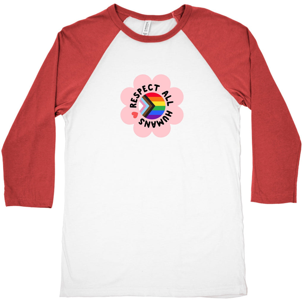Respect All Humans Baseball Tee