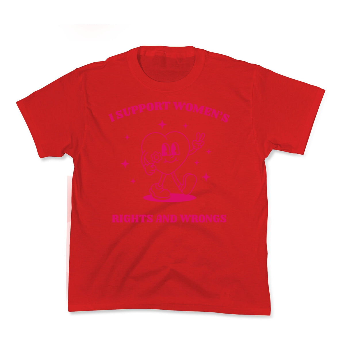 I Support Womens Rights And Wrongs Kids Tee