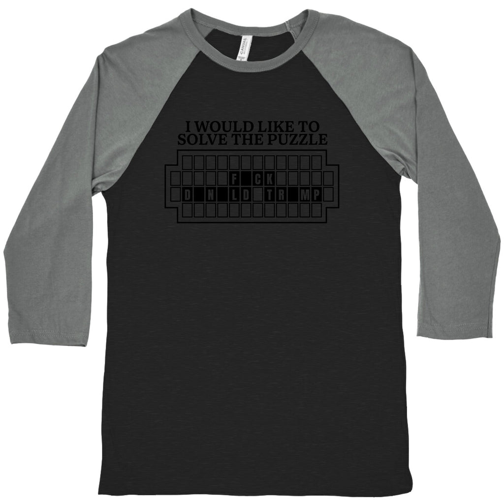 Wheel Of Fortune Baseball Tee