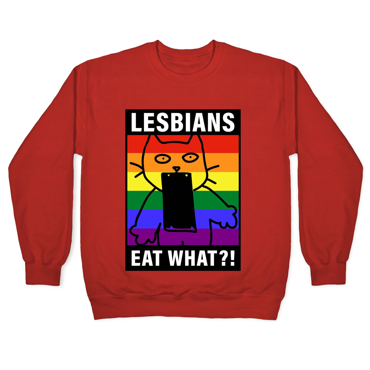 Lesbians Eat What?! Crewneck