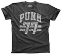 Men's Punk 77 T-Shirt Alternative 90s Music Punk Grunge Rock and Roll