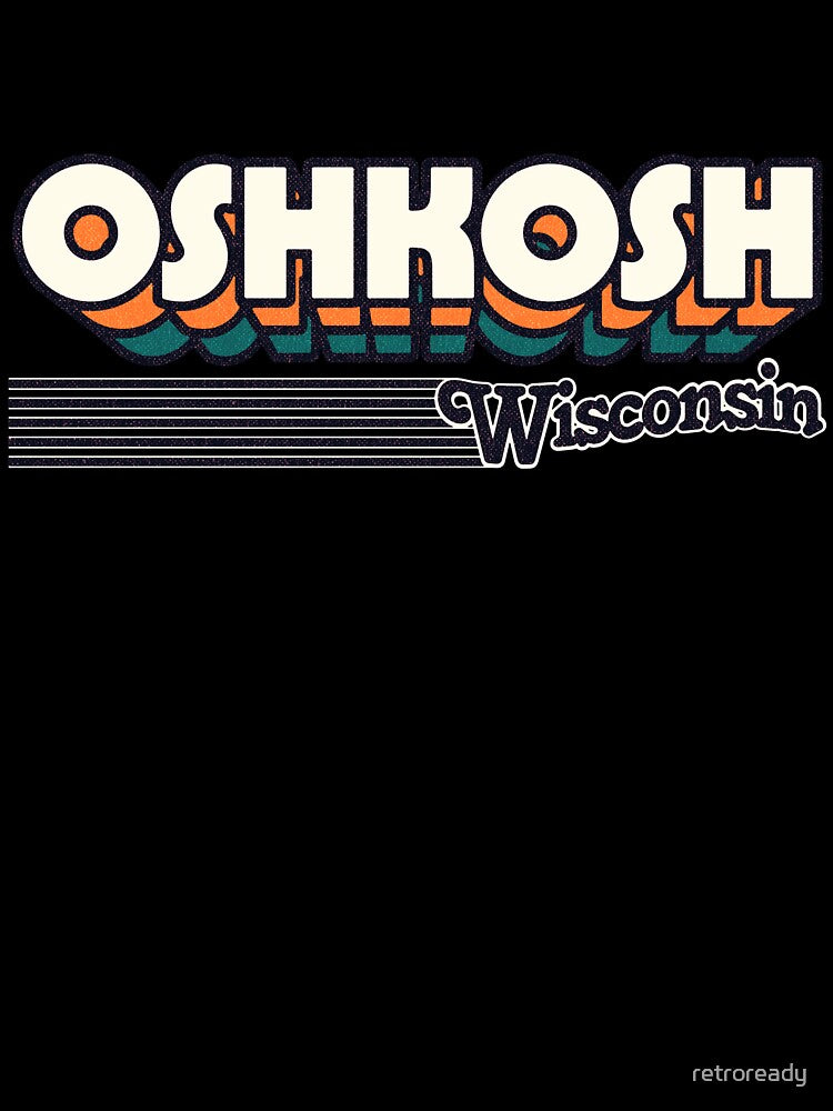 Oshkosh, Wisconsin | Retro Stripes by retroready