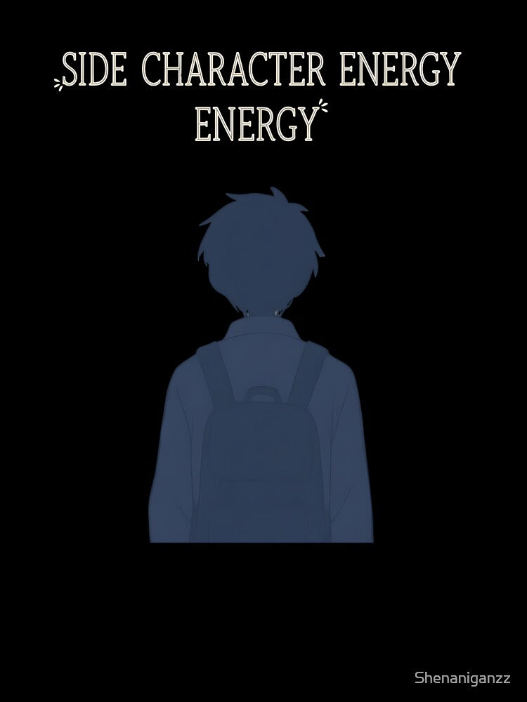 Side Character Energy Anime Silhouette, Moody Character by Shenaniganzz
