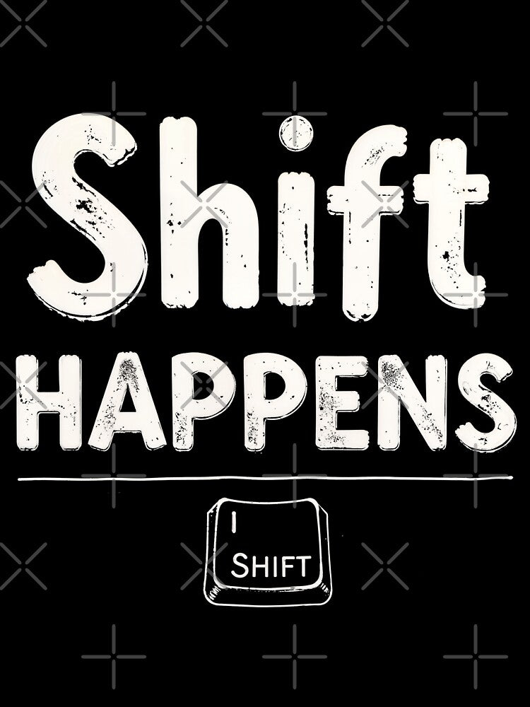 Shift Happens Funny Keyboard Design for Coders by MindM