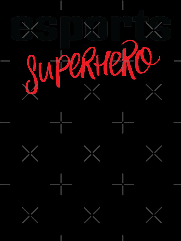 Esports Superhero E-Sports E Sports Electronic Sports by WordsGamersUse