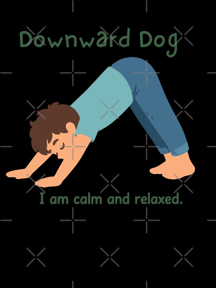 Kids Yoga Downward Dog – Mindfulness for Children by Adela80