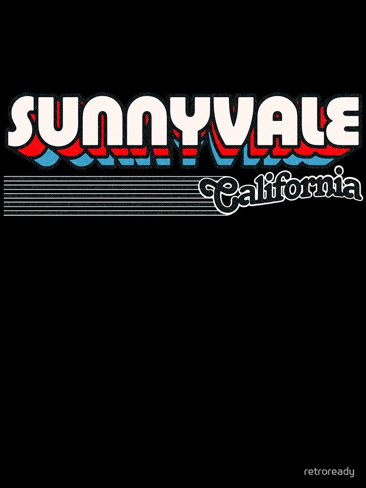 Sunnyvale, California | Retro Stripes by retroready