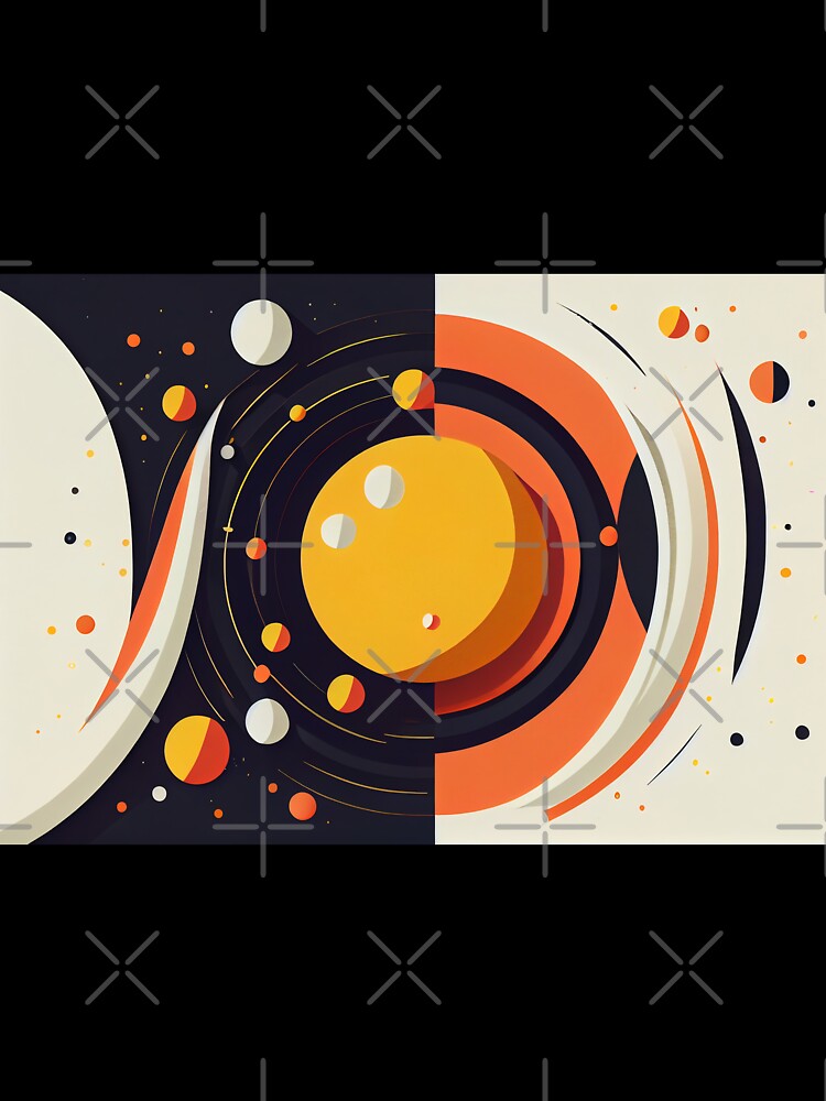 Solar system. Colorful planets, galaxy and universe. Space cartoon by anytka