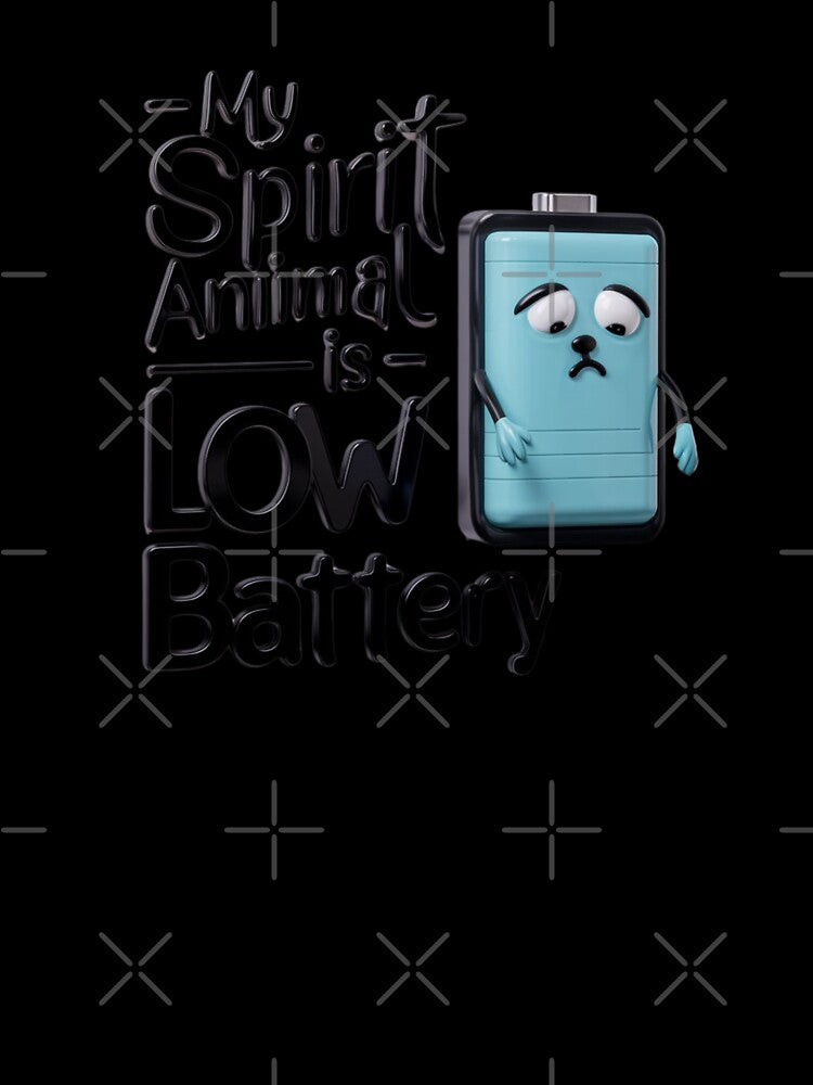 My Spirit Animal is LOW Battery by deluxedigital1