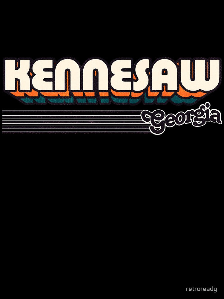 Kennesaw, Georgia | Retro Stripes by retroready