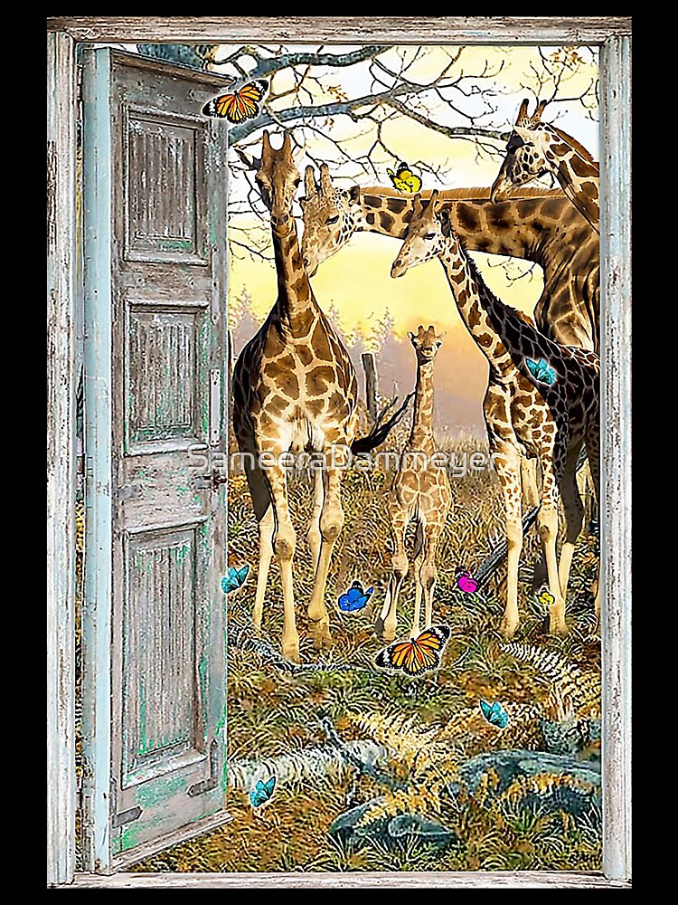Giraffes Outdoor by SameeraDammeyer