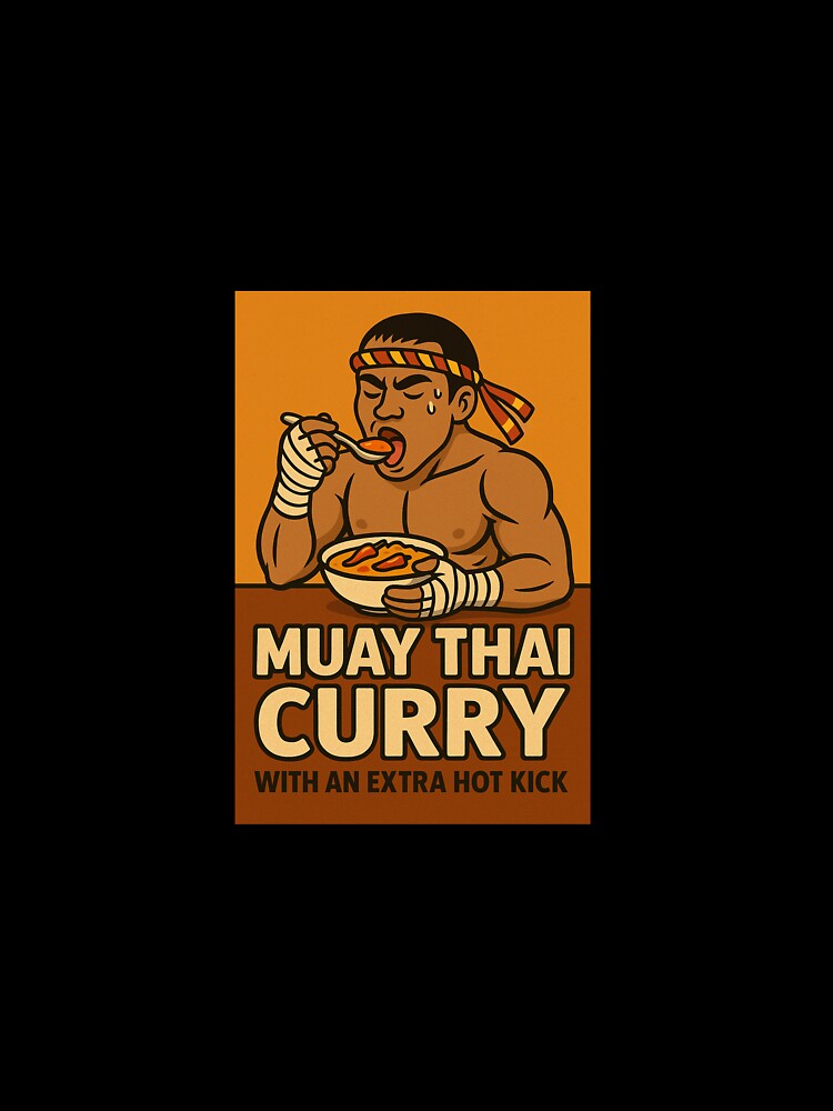 Muay Thai Curry – With an Extra Hot Kick by Hornace88studio