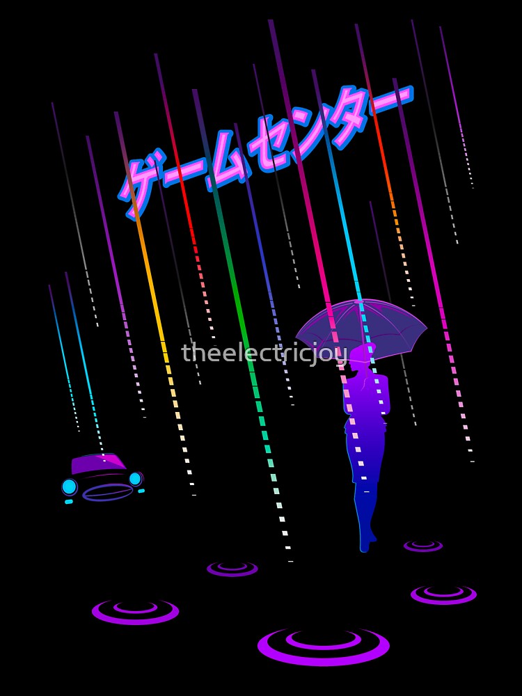 Neon Rain by theelectricjoy