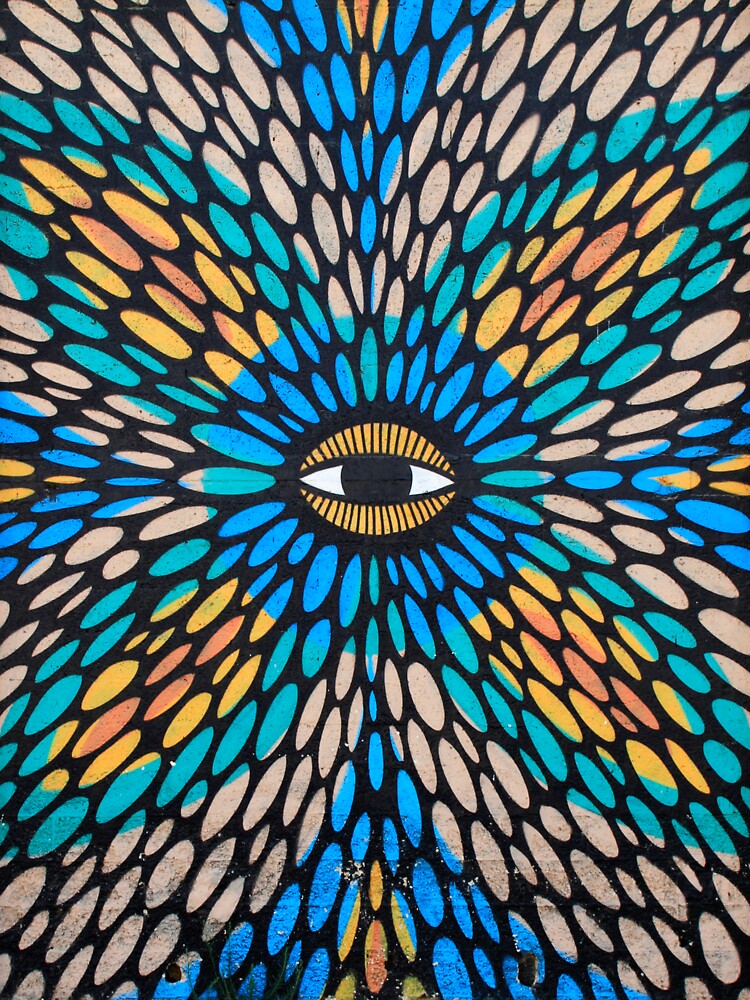 Psychedelic Street Art, Tel Aviv by Lensw0rld