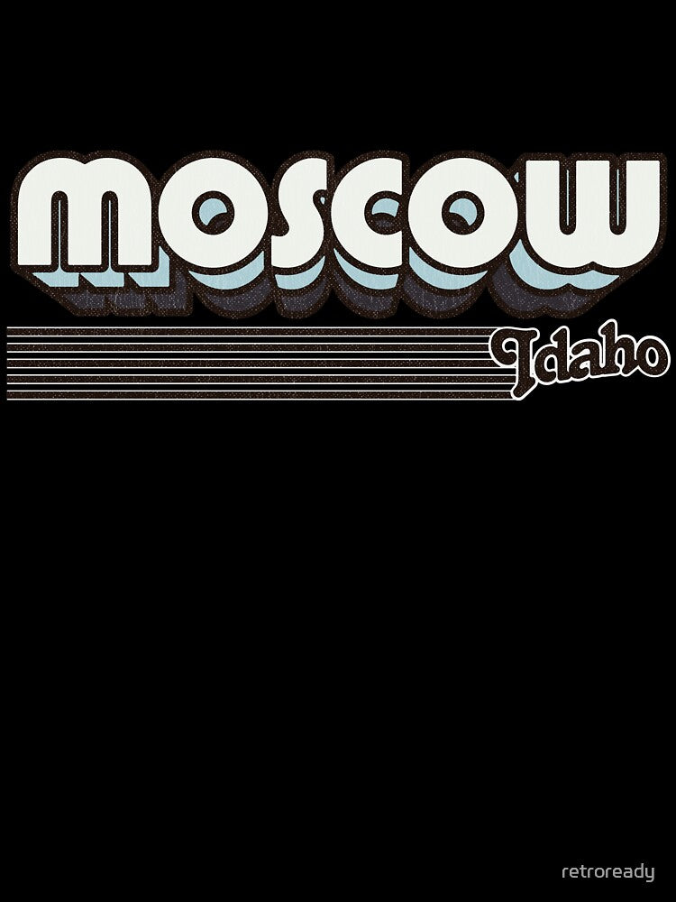 Moscow, Idaho | Retro Stripes by retroready