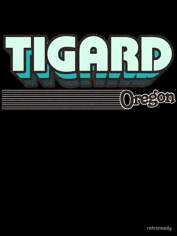 Tigard, Oregon | Retro Stripes by retroready