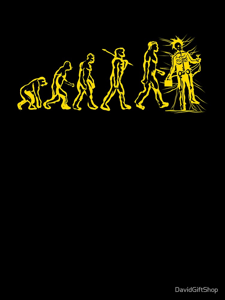 Electrician Electrical Evolution Electricity by DavidGiftShop