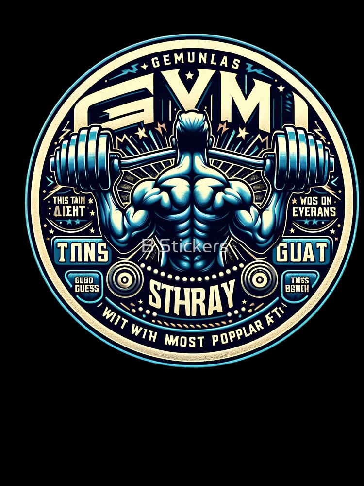 Power Lifter's Pride: Gym Warrior by B Stickers