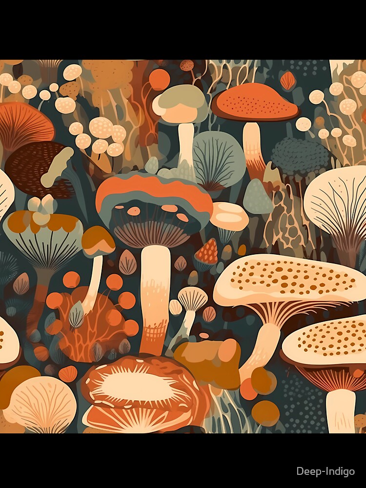 Mushroom Forest by Deep-Indigo