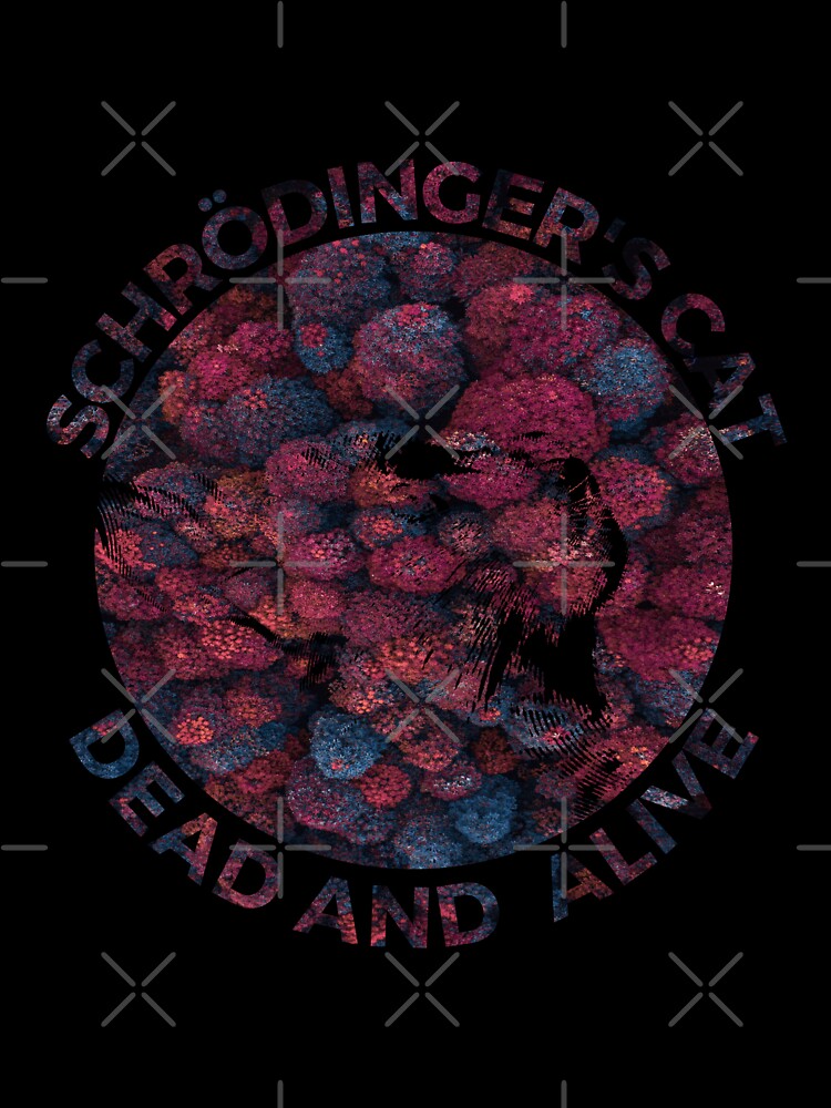 Schrödinger's cat Dead and Alive- Cat in Tree-Science by Creative Life