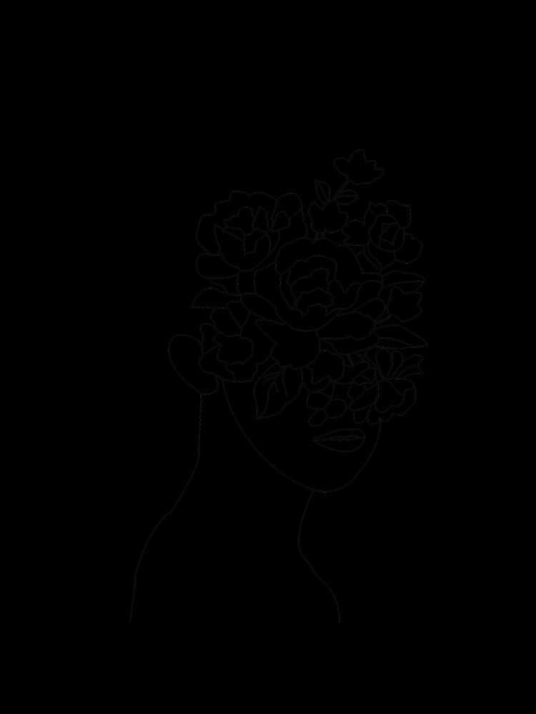 Flower Portrait by newera-lineart