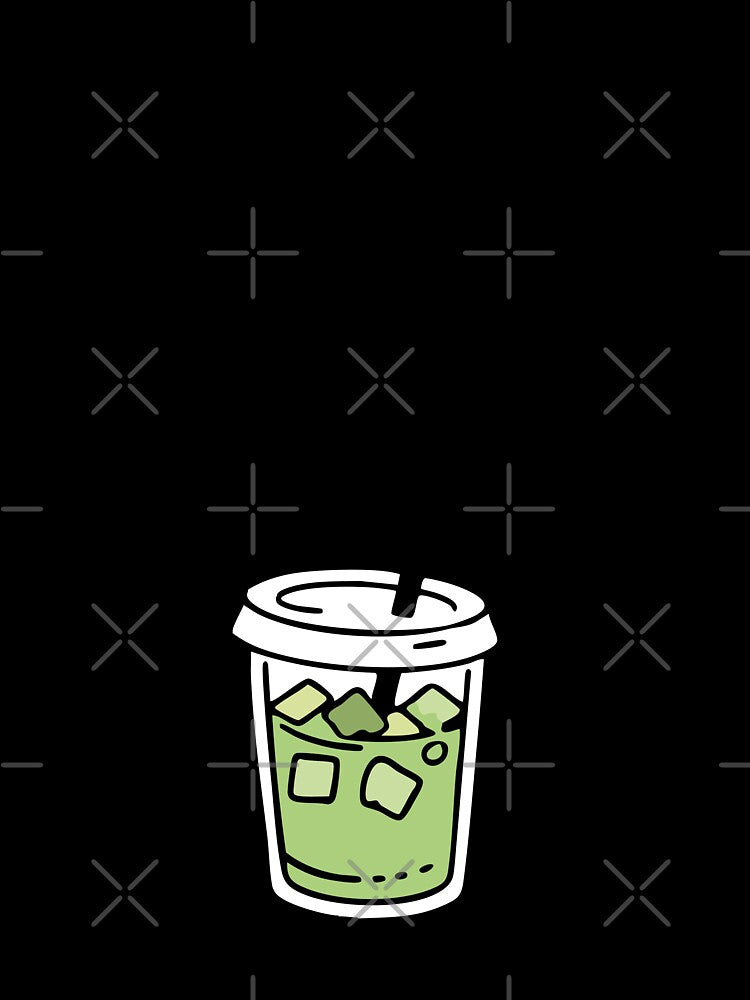 Hot People Drink Iced Matcha Statement by CreareAT