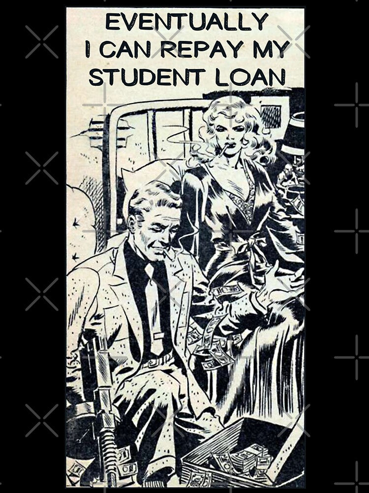 Vintage Repay Student Loan Retro Gangster Fraud Gift by TheAplus