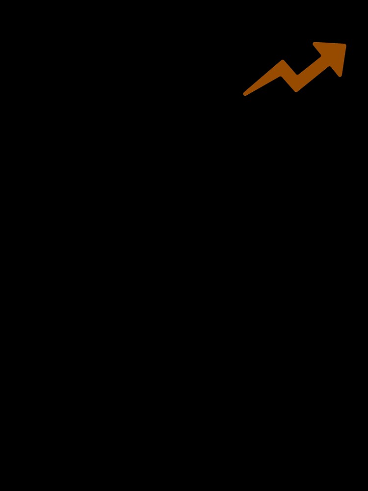 TRENDING UP ARROW (BROWN) by Top10Designs