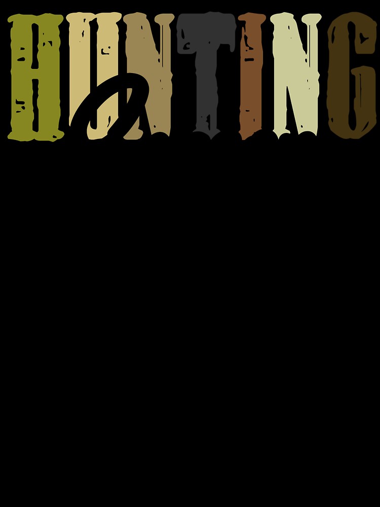 Hunting Vintage Typography – Classic Outdoor Hunting by dianadouri
