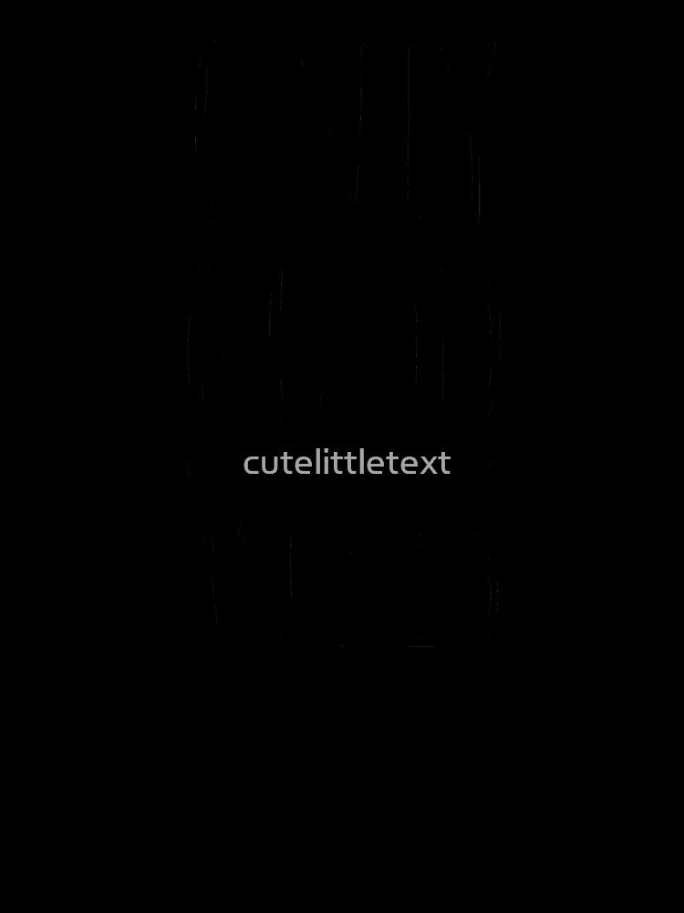 Only good vibes by cutelittletext