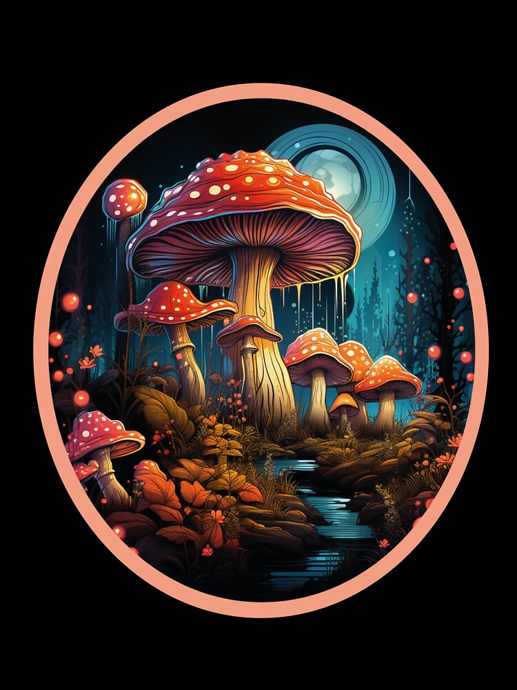Magic Mushroom Land by JackBexDesign