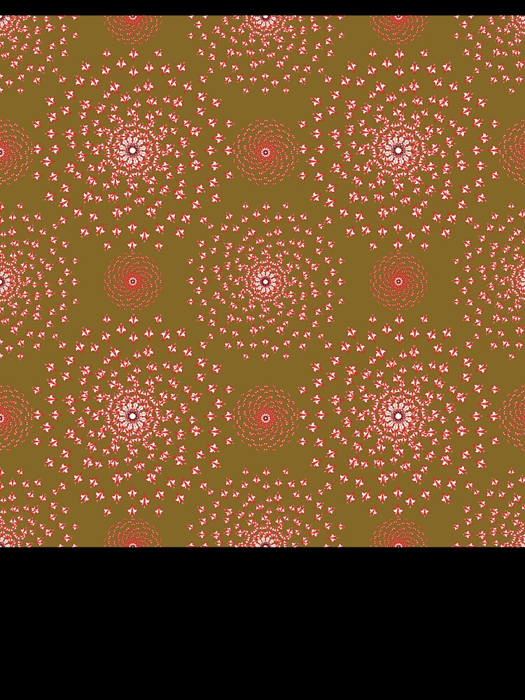 Earthy Harmony Mandala Pattern by OIL Pattern Design