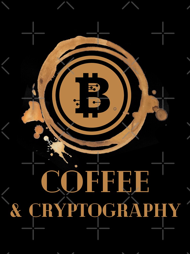 Coffee and Cryptography Crypto Shirt by Waritha (02) Srithong