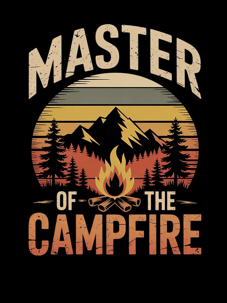 Cool Master Campfire Funny Camping For Kids Men Women 1 by VerseFarm