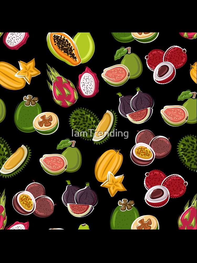 1980s Retro Summer Tropical Fruit by IamTrending
