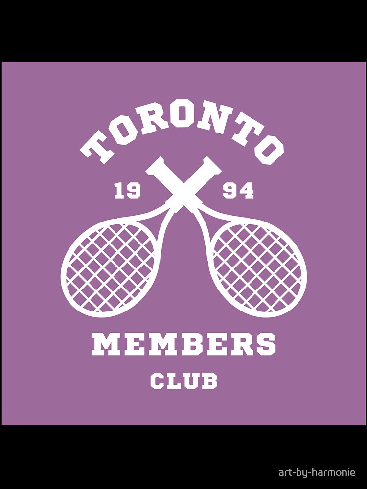 Toronto Tennis Members Club 1994 Purple White by art-by-harmonie