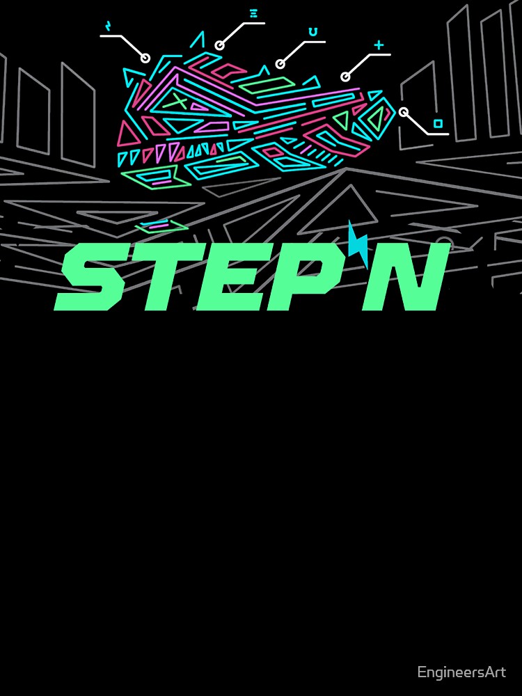 STEPN Logo - Move to Earn | Trending Crypto | Green Metaverse | Green Satoshi Token by EngineersArt
