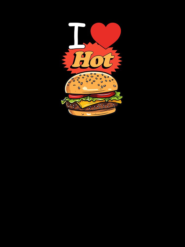 I Love Burgers Minimalist Design Classic T-Shirt by puurfectcat