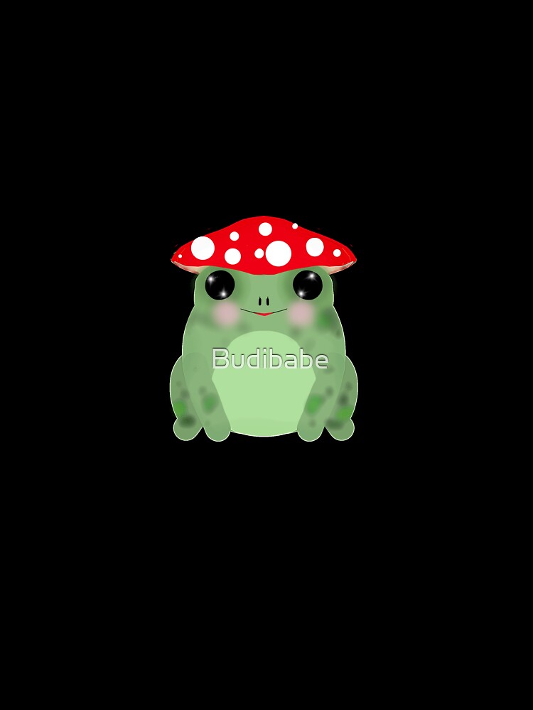 mushroom frog needs a log by Budibabe
