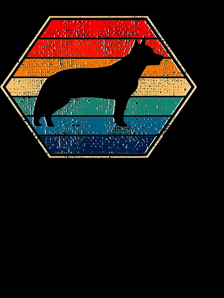 Australian Cattle Dog Retro Vintage Gift Love Tee Gift Love by BargerStore
