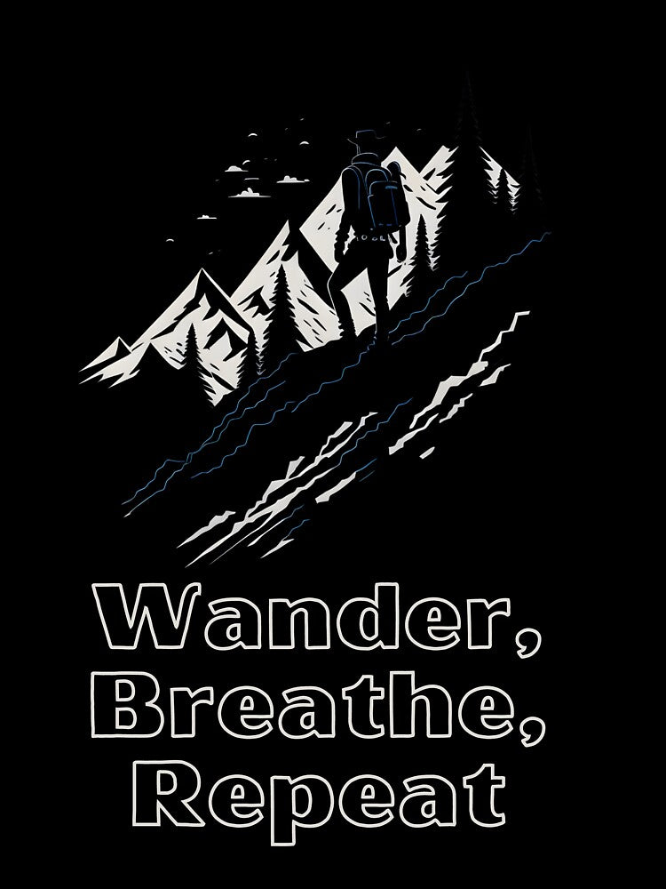 Minimalist Hiking Design by MoxieVibe