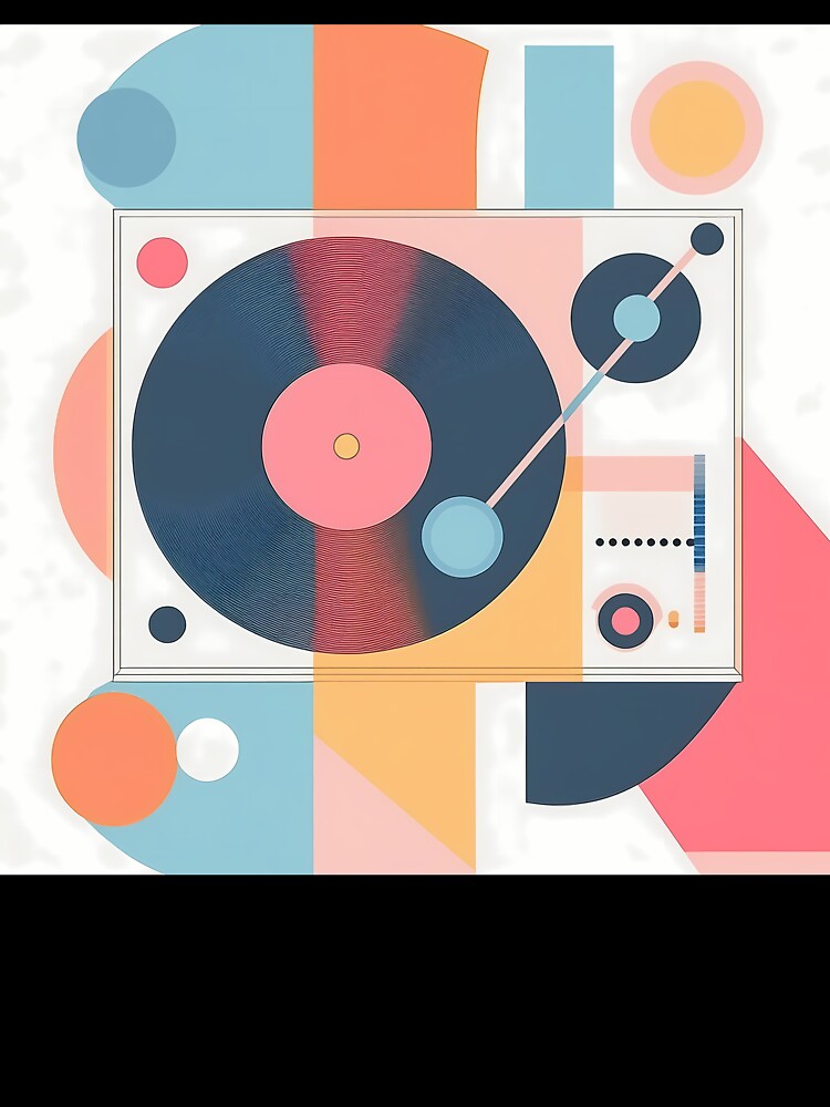 Dj Turntable as Bauhaus Art by OzzFrequency