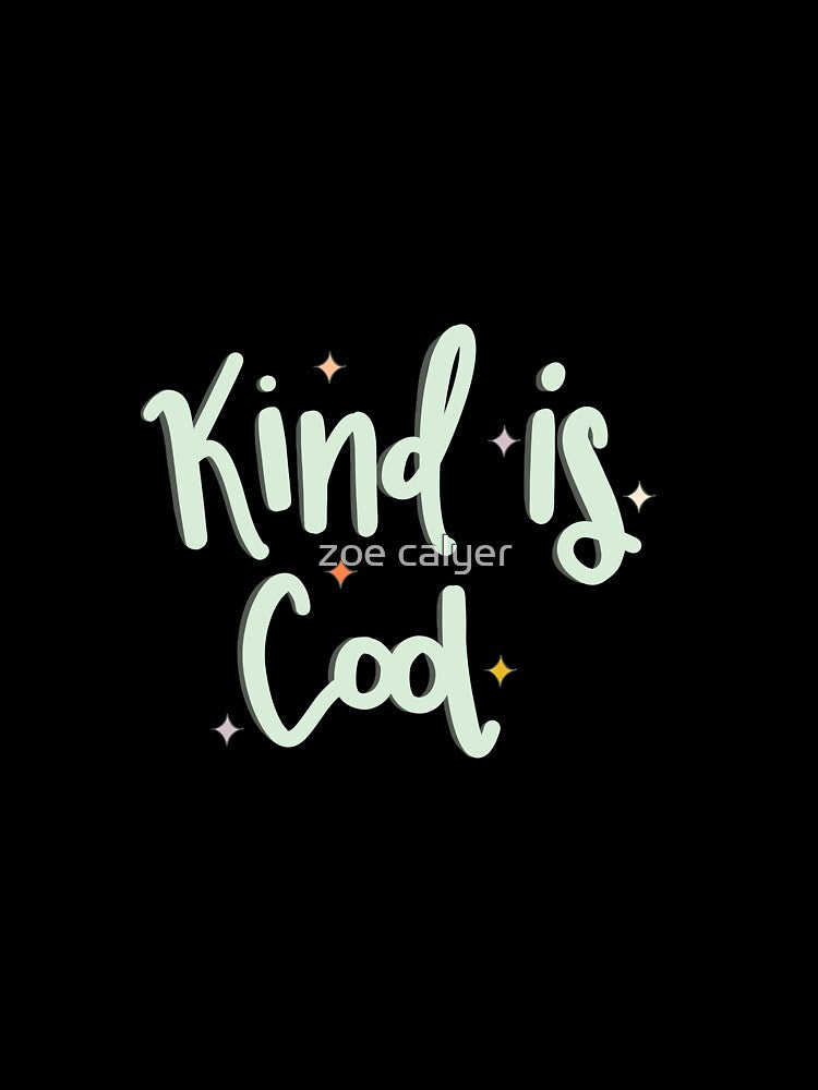 kind is cool sticker by zoe calyer