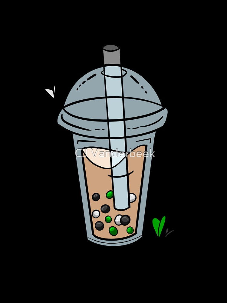 Demisexual Pride Bubble Tea by CJ Vanderbeek