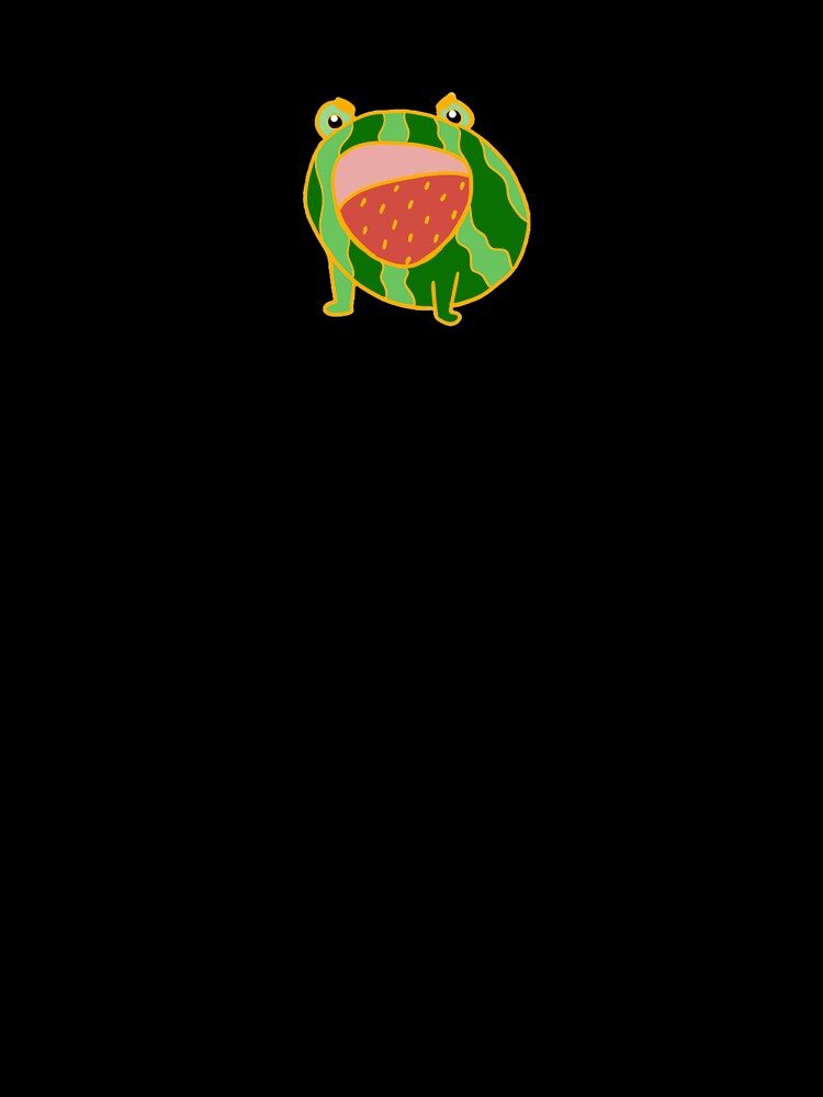 Watermelon Frog by TofusMom