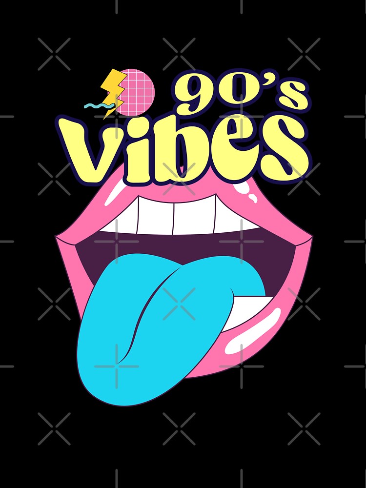 retro 90s vibes joyful tshirt by anandsiva2703
