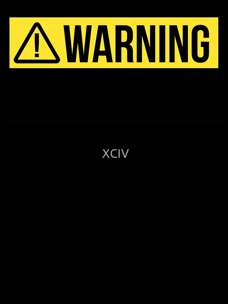 Running Warning by XCIV
