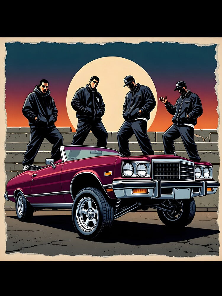 Hip Hop Group Graphic Design by Grindline Studio